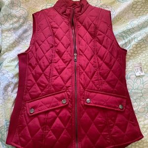 Westport Red Full Zip Vest